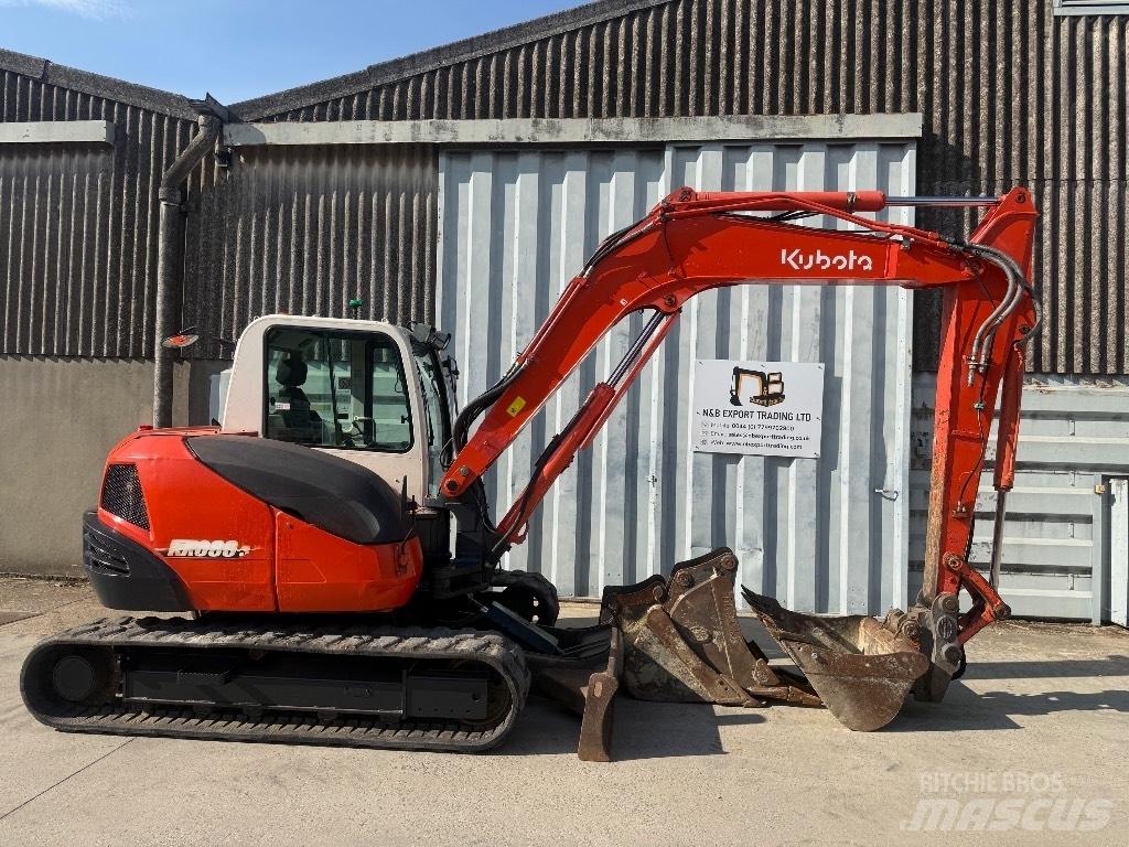 Kubota KX 080 Midigraafmachines 7t - 12t