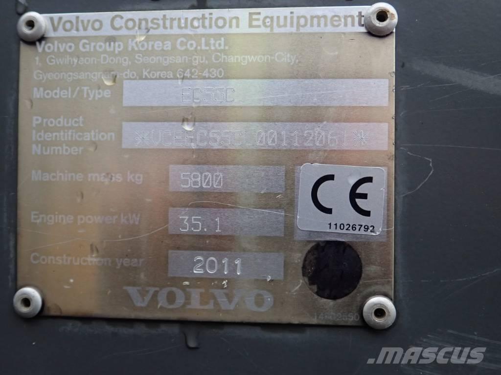 Volvo EC 55 C Minigraafmachines < 7t