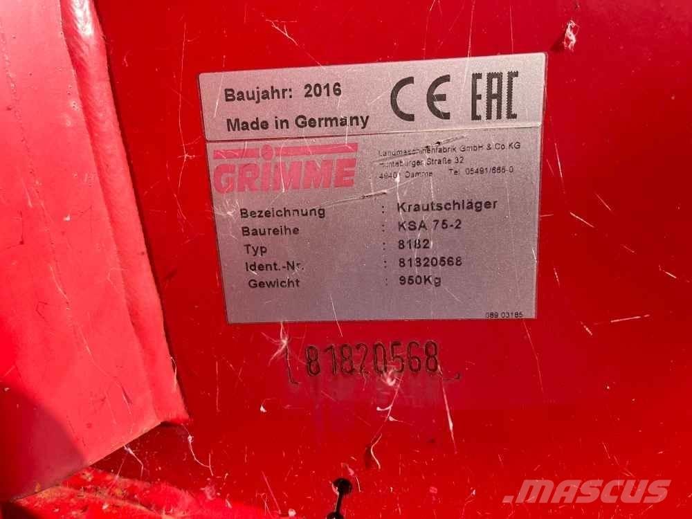 Grimme KSA 75-2 Aardappel materieel - Overigen