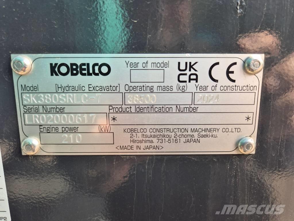 Kobelco SK380SRLC Rupsgraafmachines