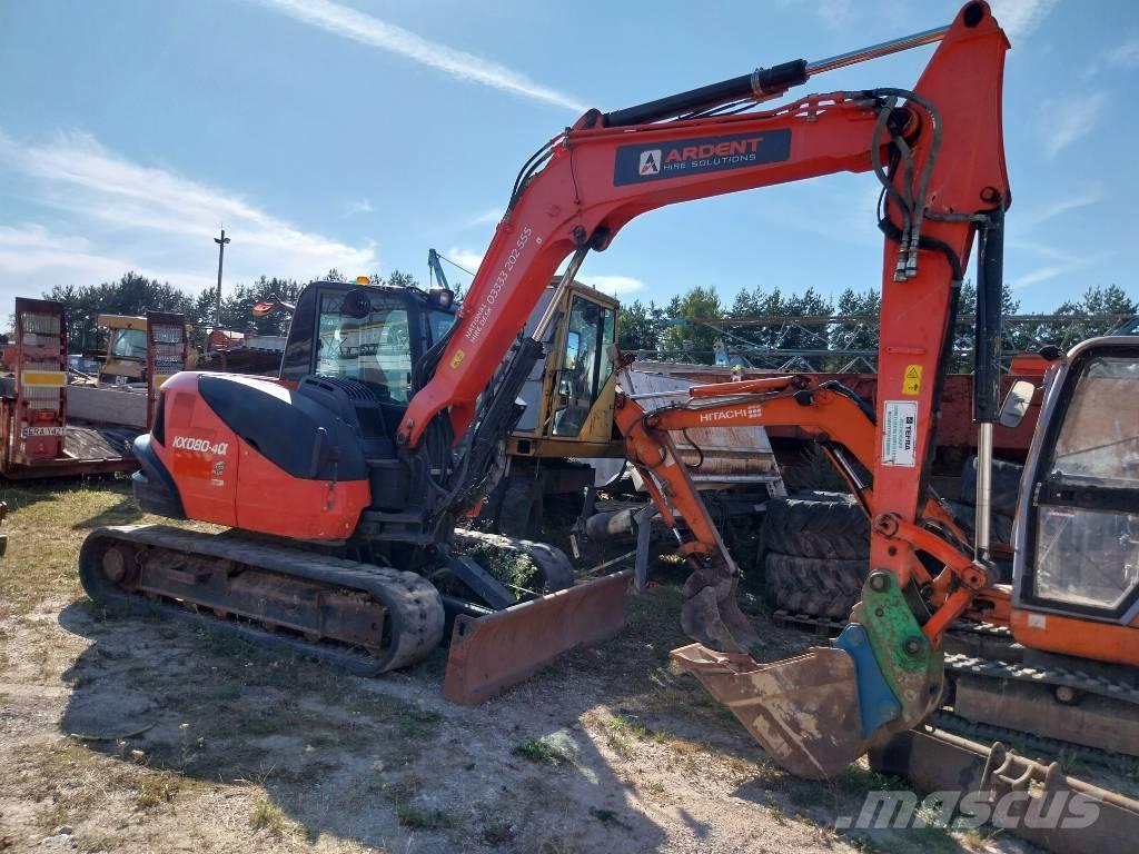 Kubota KX 080-4 Midigraafmachines 7t - 12t