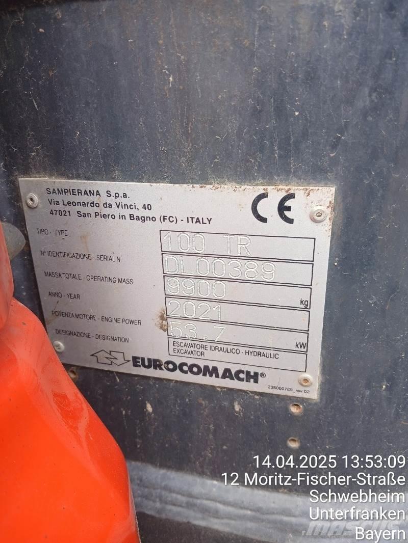 Eurocomach 100TR Minigraafmachines < 7t