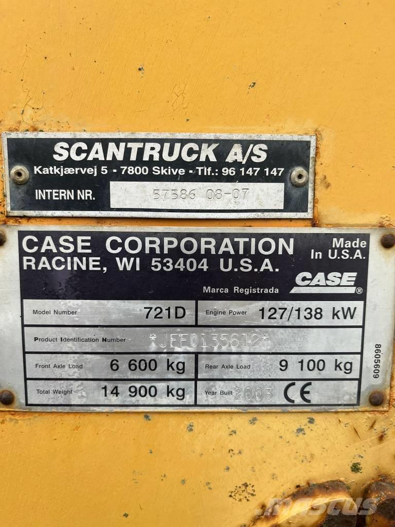 CASE 721 D Wielladers