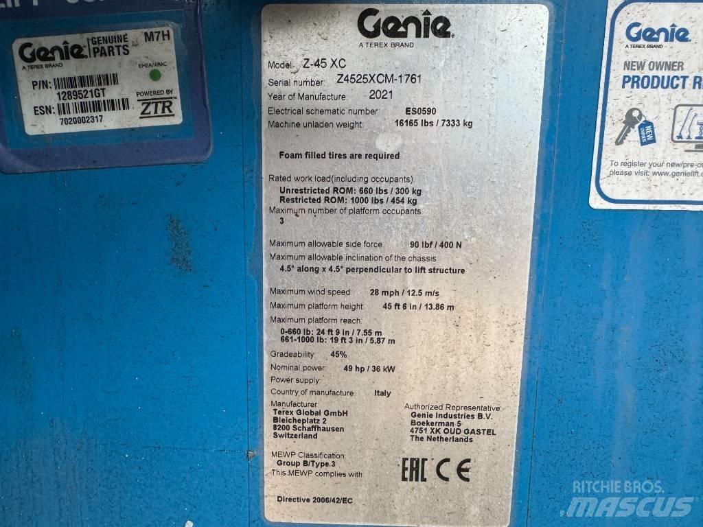 Genie Z 45/25 XC Knikarmhoogwerkers