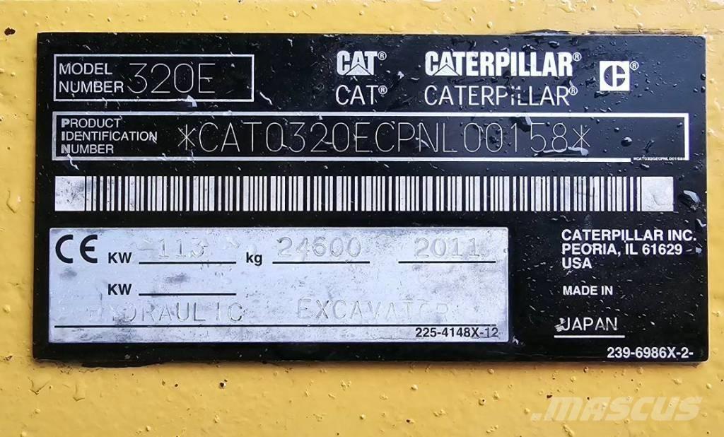 CAT 320 EL RR Rupsgraafmachines