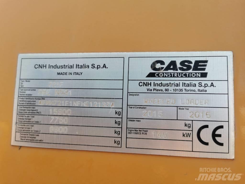 CASE 721F Z-Bar Wielladers