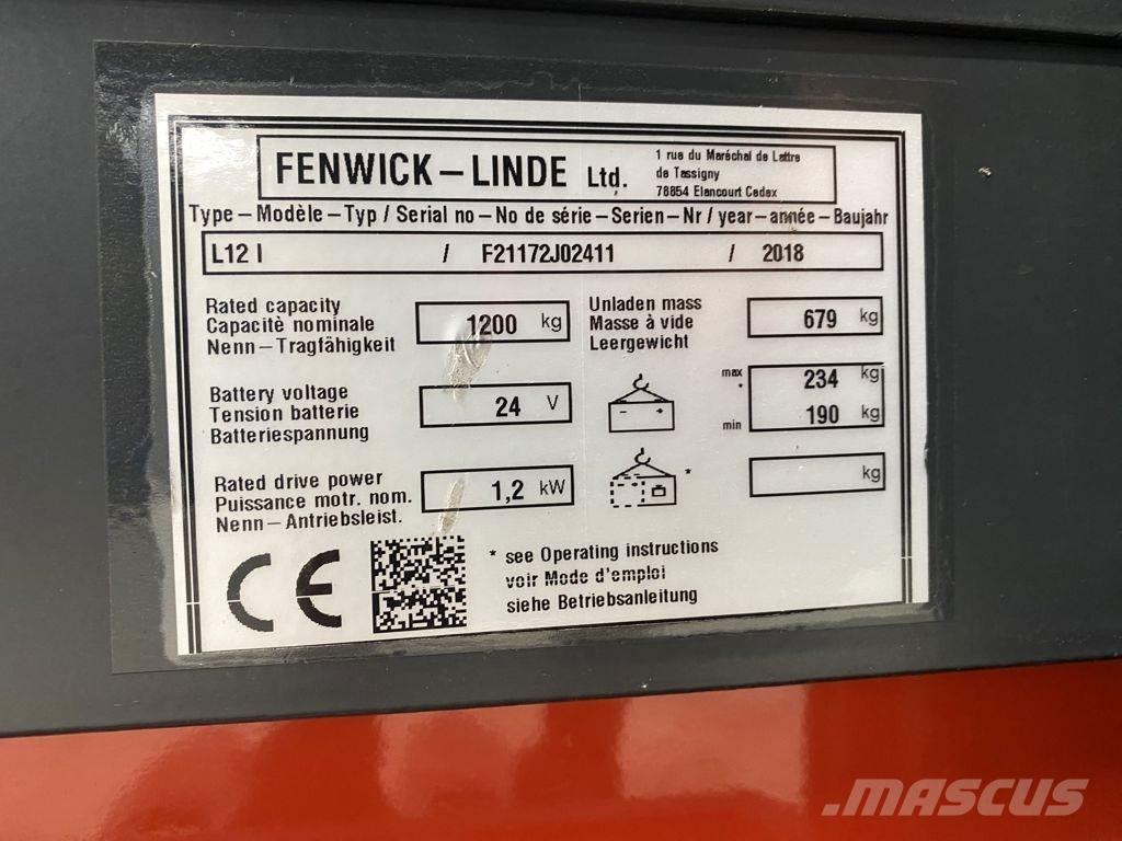 Linde L12 I Meeloop stapelaar