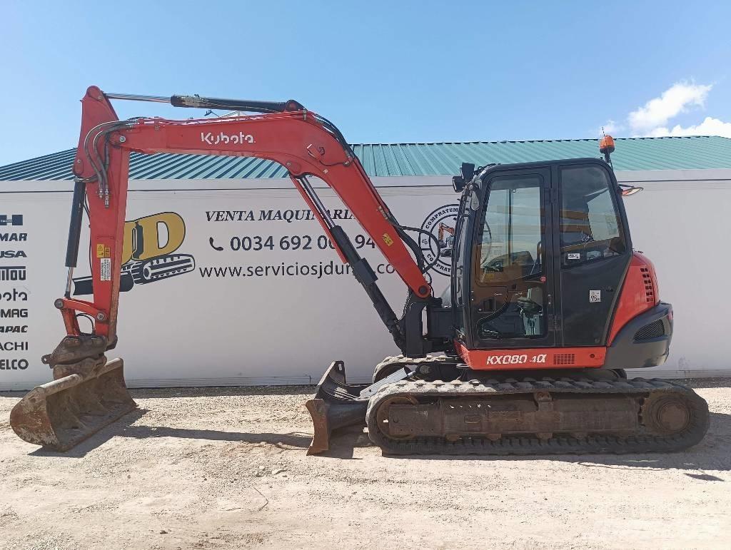 Kubota KX080-4a Bosbouw graafmachines
