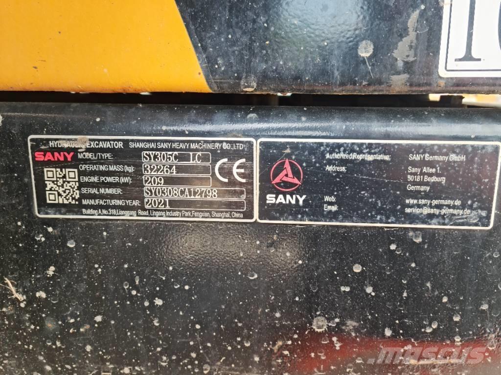 Sany SY 305 CLC Sloopgraafmachines