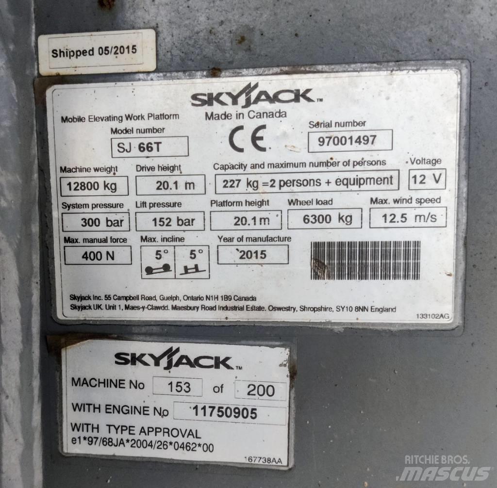 SkyJack SJ 66 T Knikarmhoogwerkers