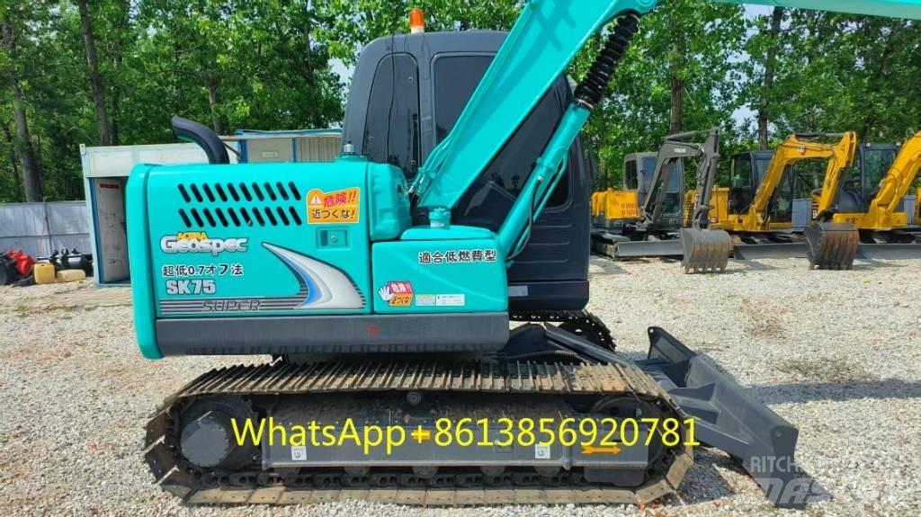 Kobelco SK 75 Rupsgraafmachines