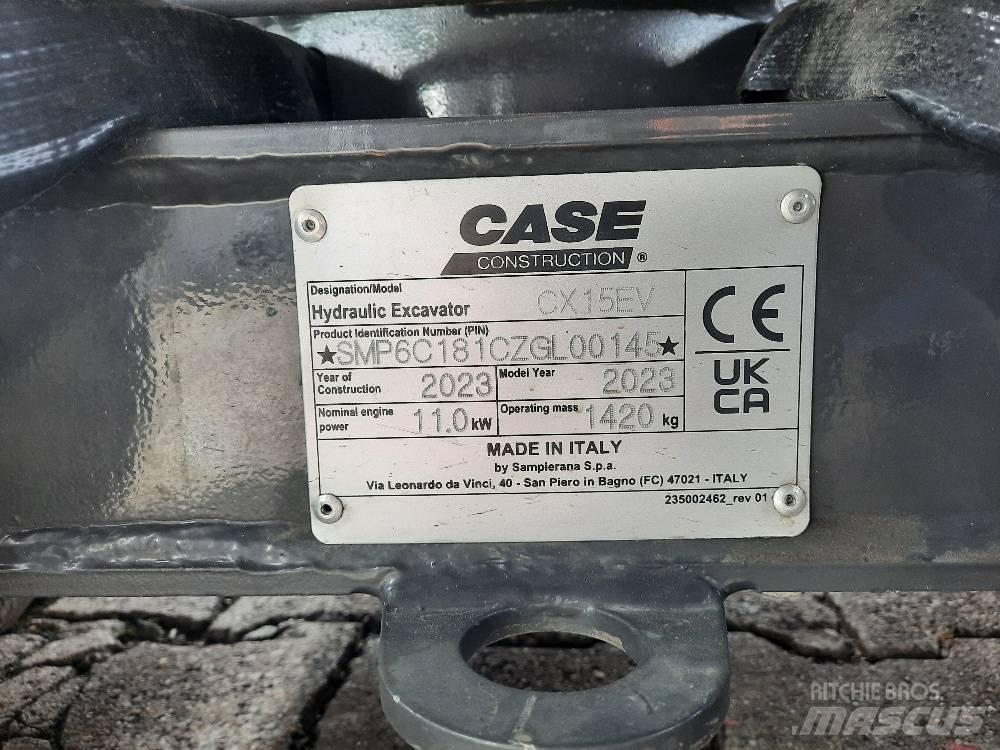 CASE CX 15 EV Minigraafmachines < 7t