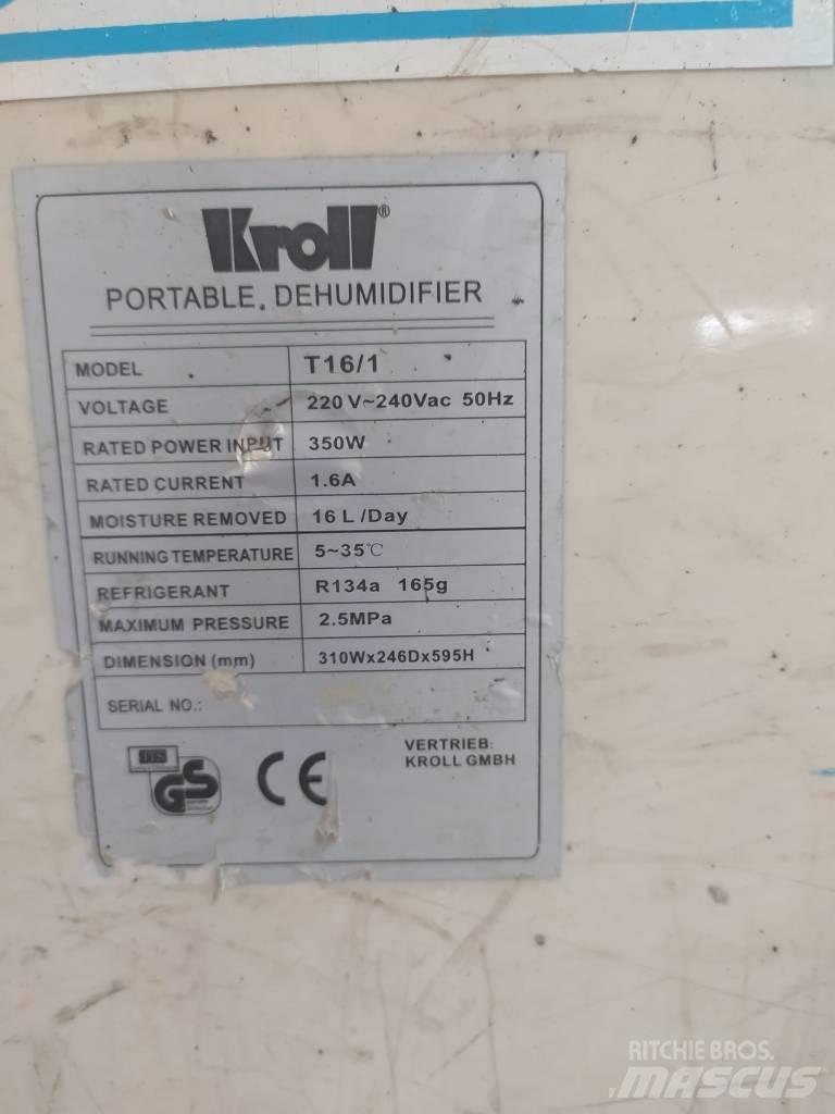 Kroll T16/1 Bouw - Overige