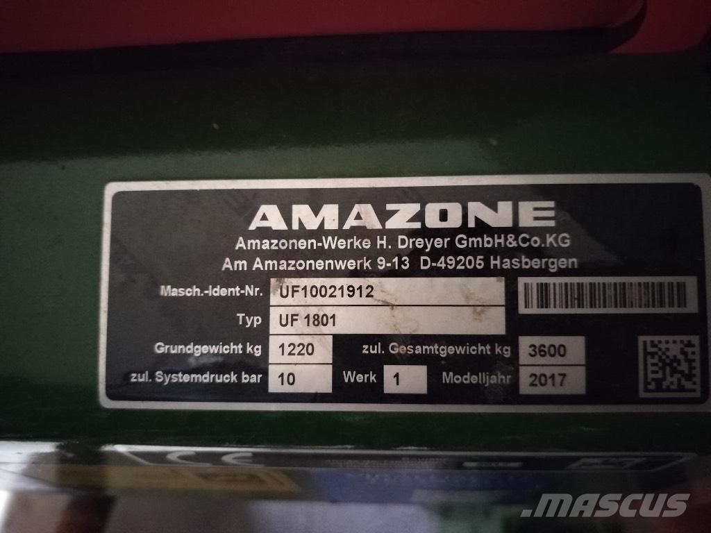 Amazone UF 1801 Gedragen spuitmachines