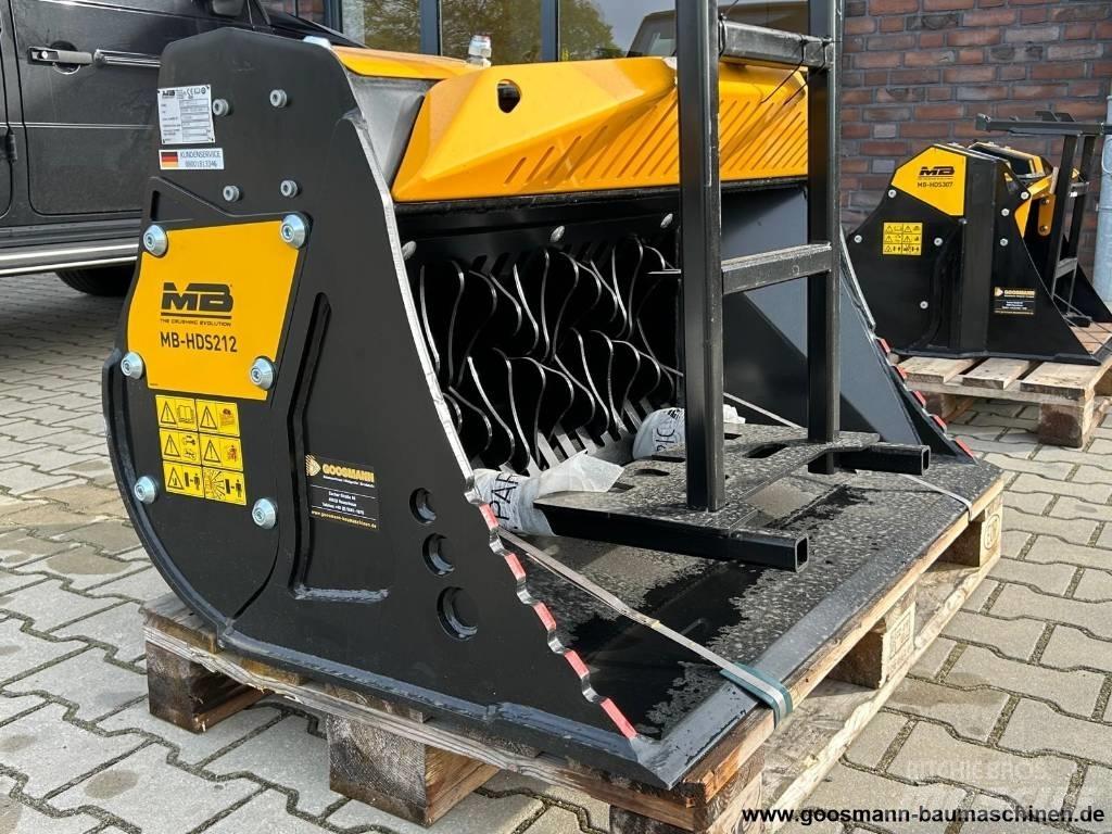 MB Crusher HDS 212 Puinbakken