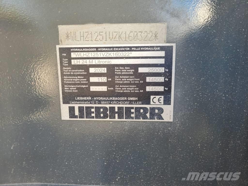 Liebherr LH 24 Wielgraafmachines