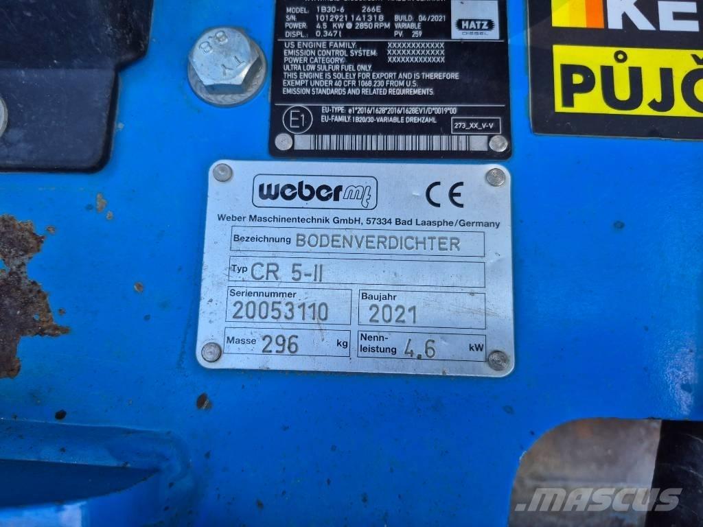 Weber CR5-II Grondverdichtingsmachines