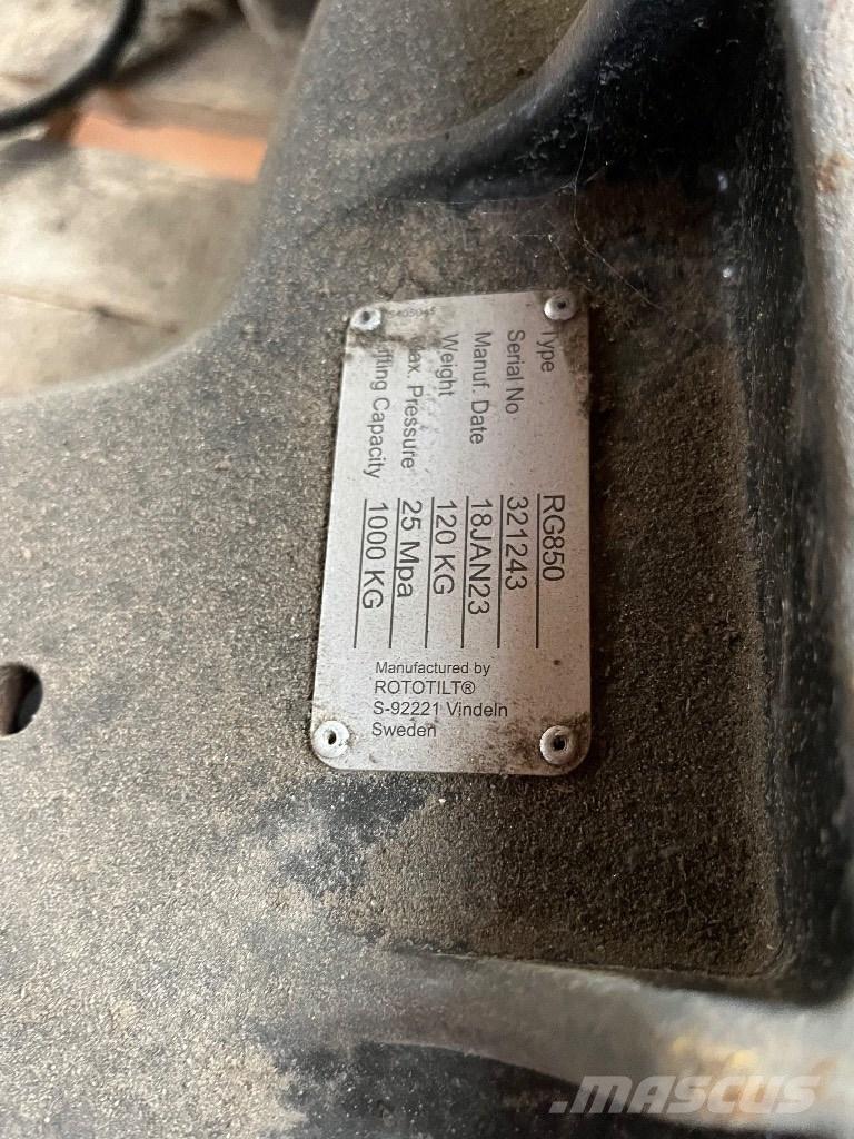 Rototilt R850 Bouw - Overige