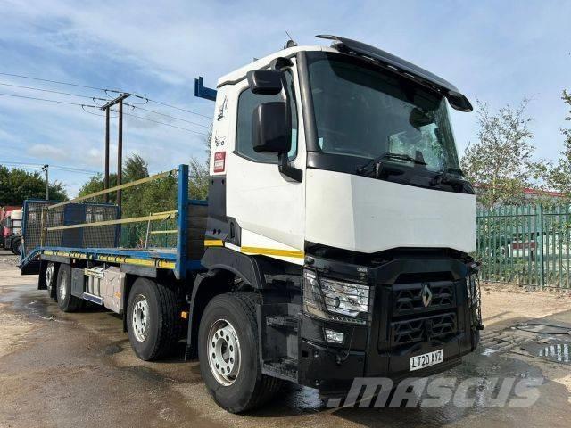 Renault C 430 Vrachtwagen met vlakke laadvloer en lier