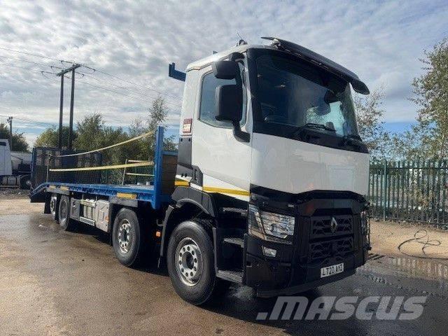 Renault C 430 Vrachtwagen met vlakke laadvloer en lier