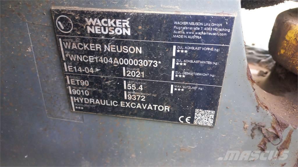 Wacker Neuson ET90 Rupsgraafmachines