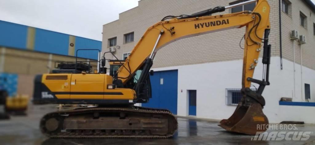 Hyundai HX 300 L Rupsgraafmachines