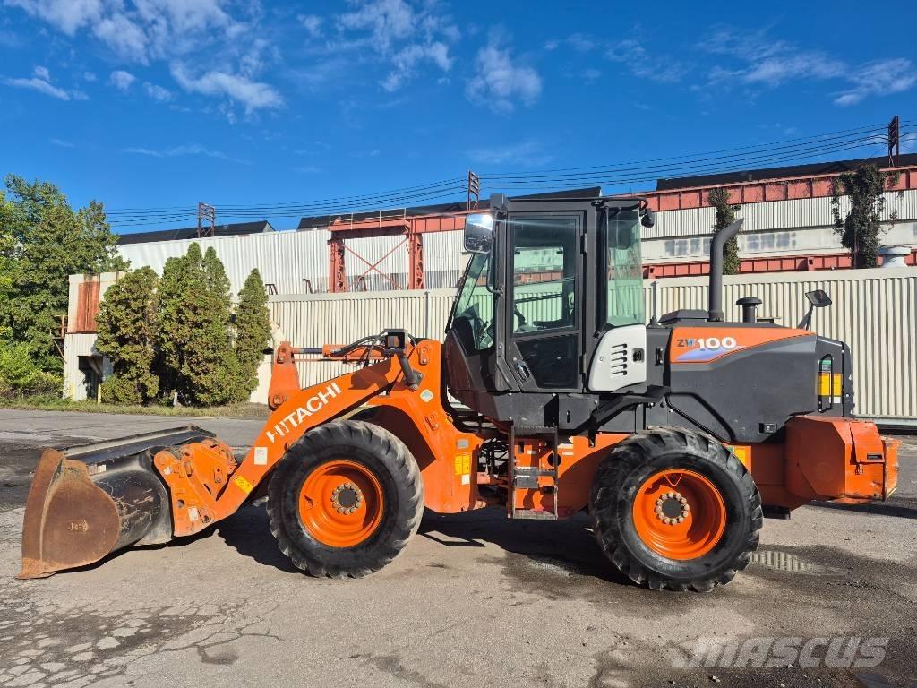 Hitachi ZW 100 Wielladers