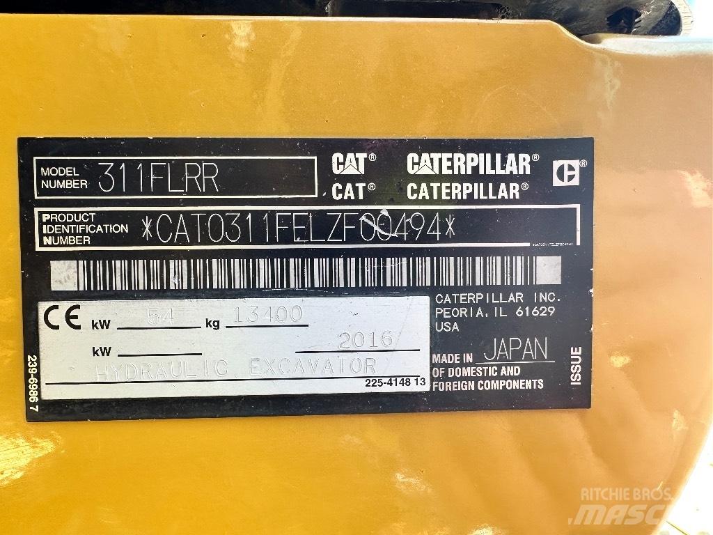 CAT 311 F LRR Rupsgraafmachines