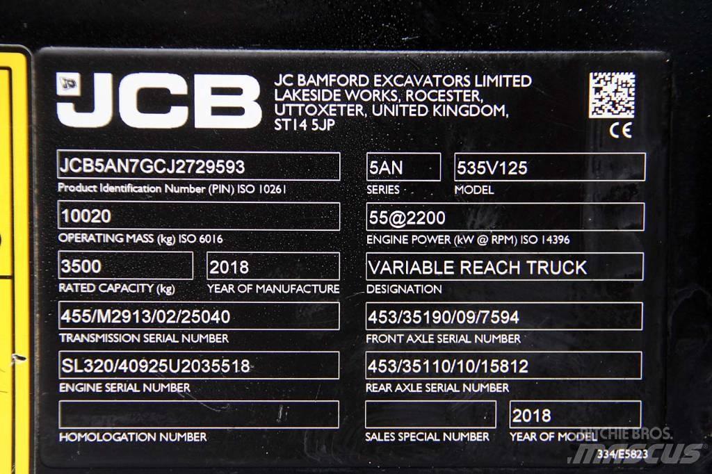 JCB 535-125 Hiviz Verreikers
