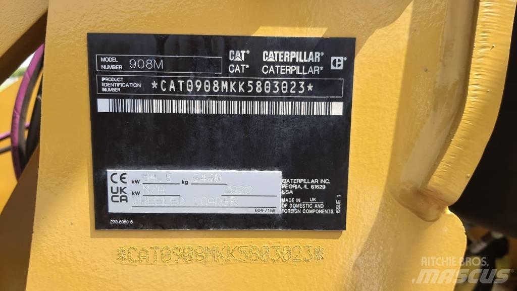 CAT 908M Wielladers