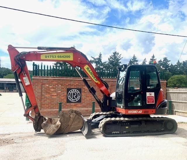 Kubota KX 080-4 Midigraafmachines 7t - 12t