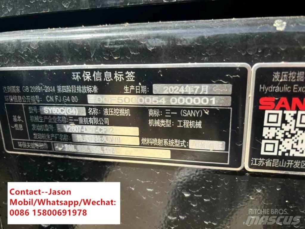 Sany SY 60 C Rupsgraafmachines