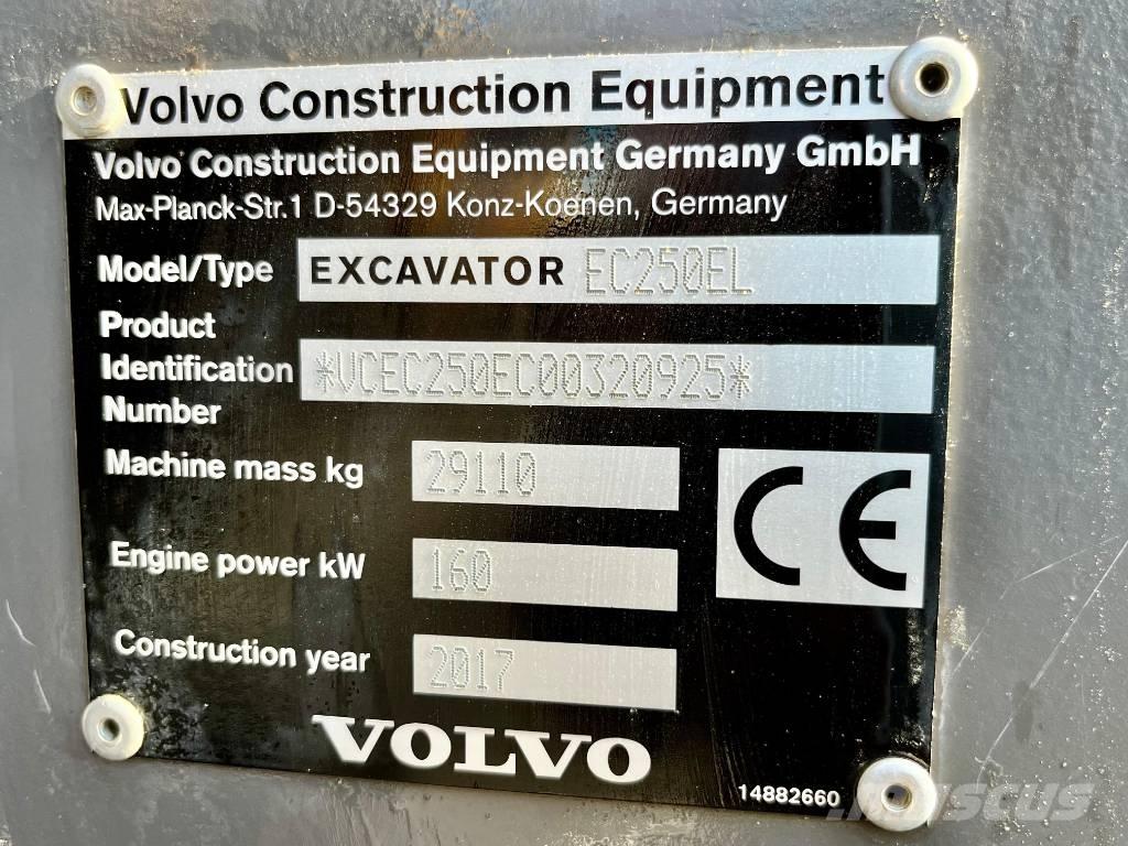Volvo EC 250 E Rupsgraafmachines