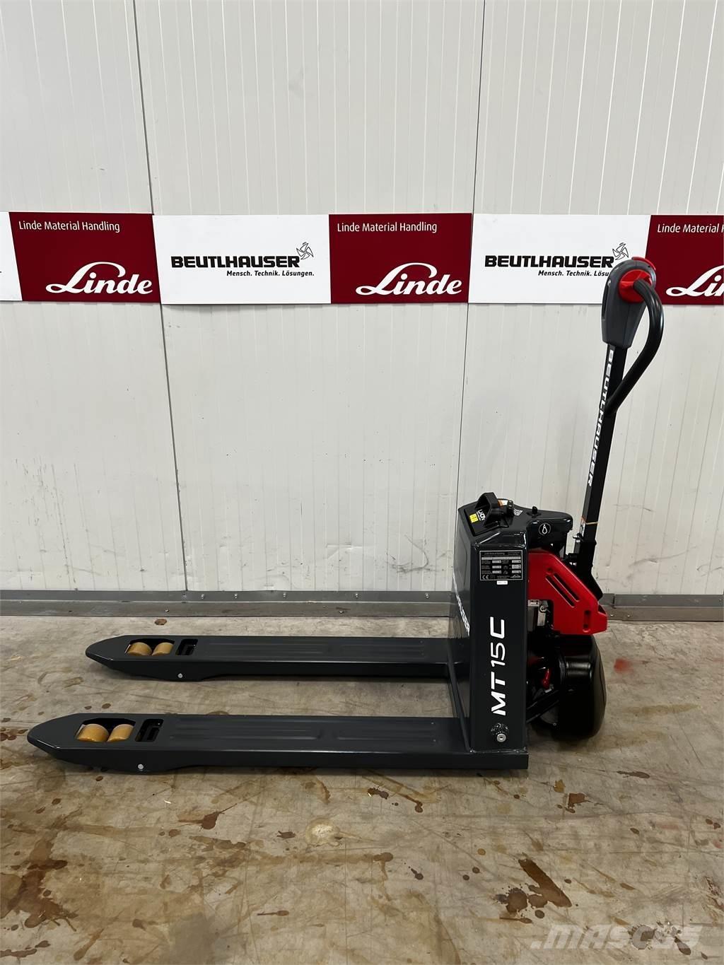 Linde MT15C Meeloop stapelaar