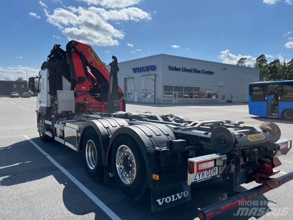 Volvo FM460, 6x2 Vlakke laadvloer met kraan