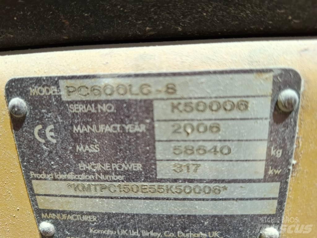 Komatsu PC 600 LC-8 Rupsgraafmachines