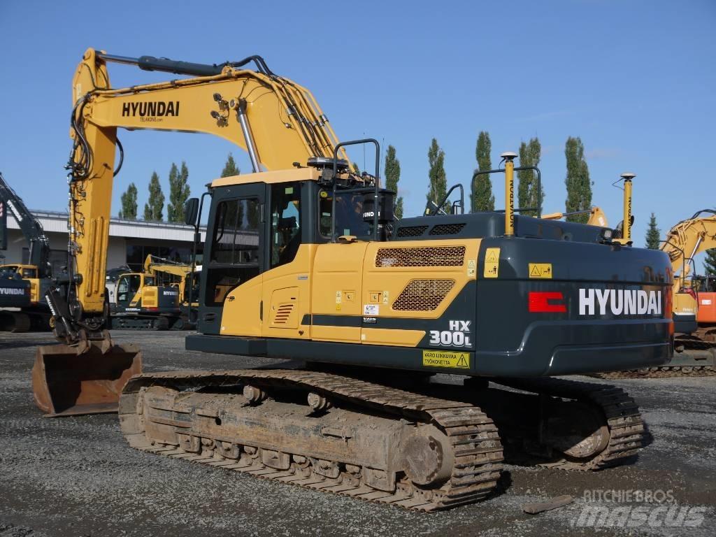 Hyundai HX 300 L Rupsgraafmachines