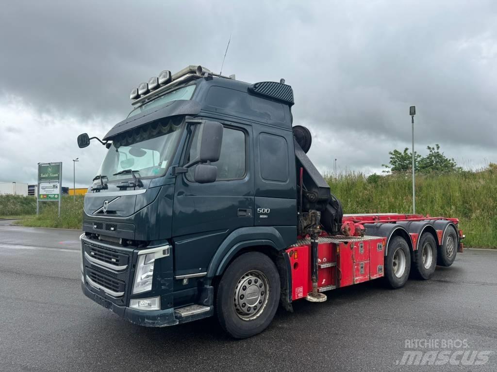 Volvo FM 500 Containertrucks met kabelsysteem