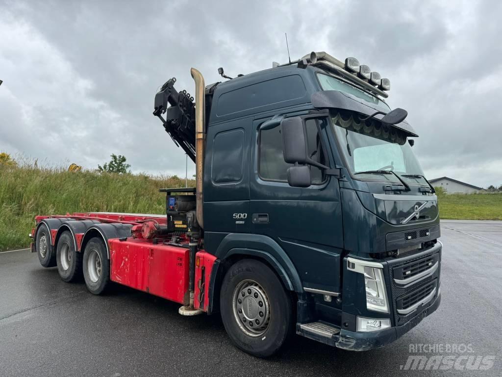 Volvo FM 500 Containertrucks met kabelsysteem