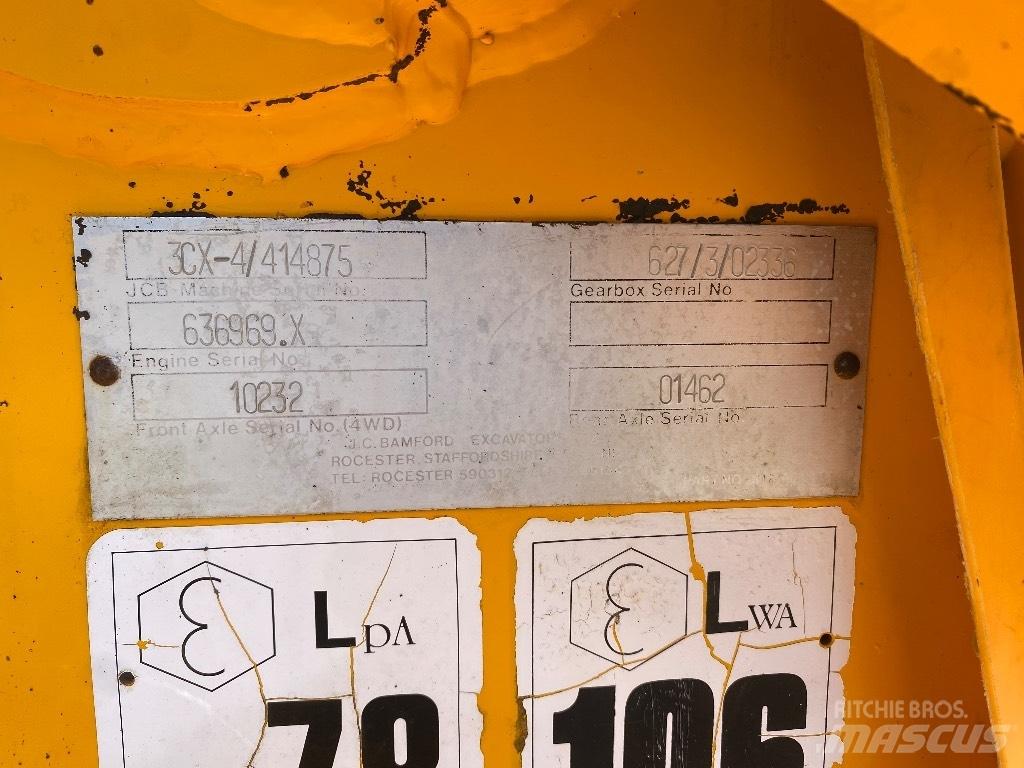 JCB 3 CX Graaf-laadcombinaties