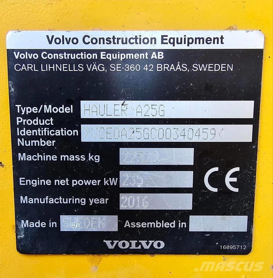 Volvo A 25 G Knik dumptrucks