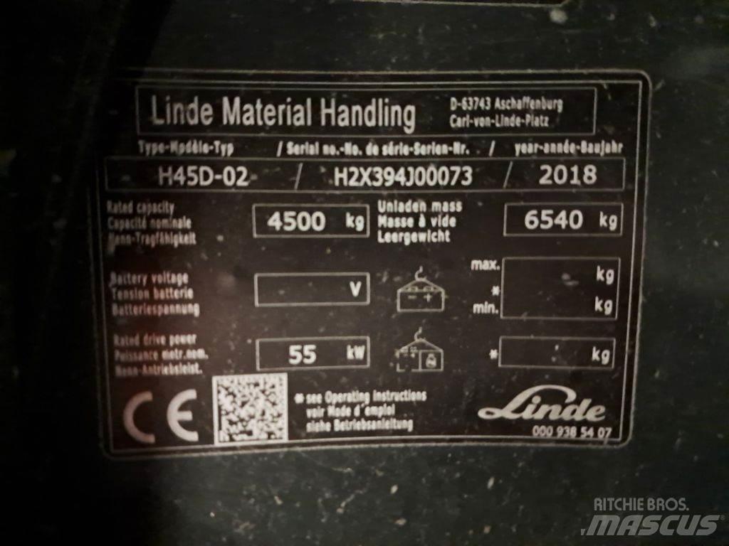 Linde H45D-02 Diesel heftrucks