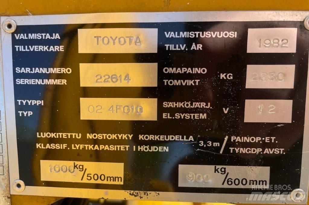 Toyota 02-4FG10 LPG heftrucks
