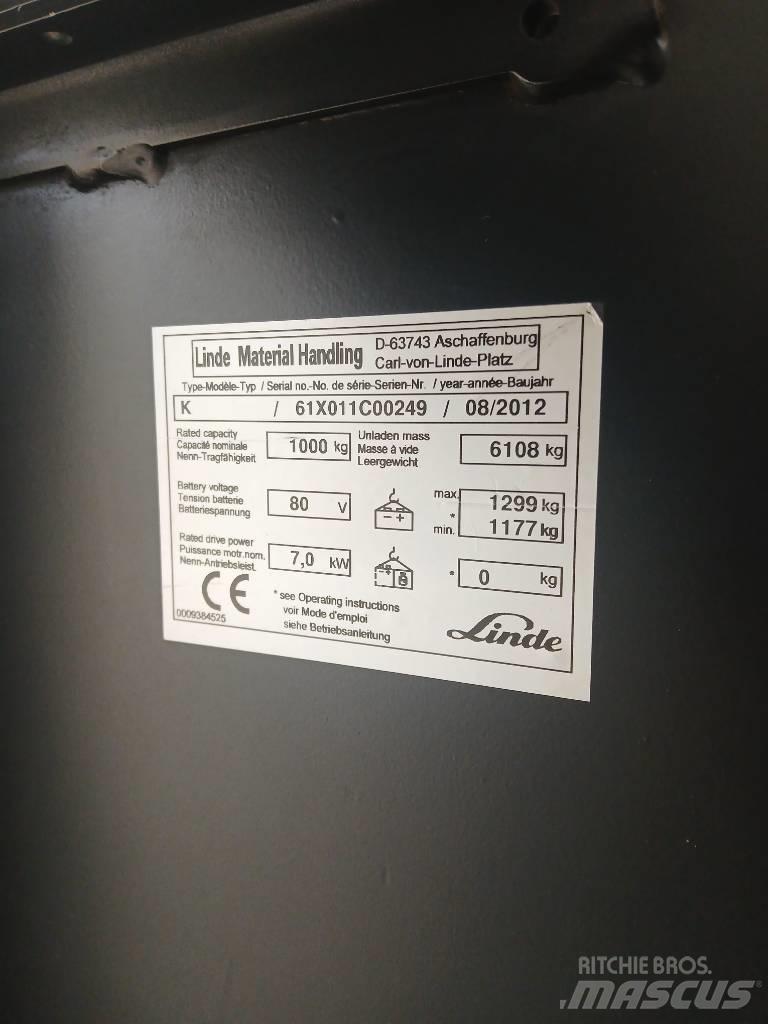 Linde K 10 Orderpicker voor hoog niveau
