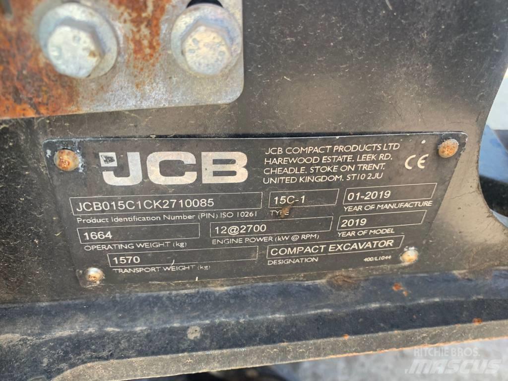 JCB 15 C-1 Minigraafmachines < 7t