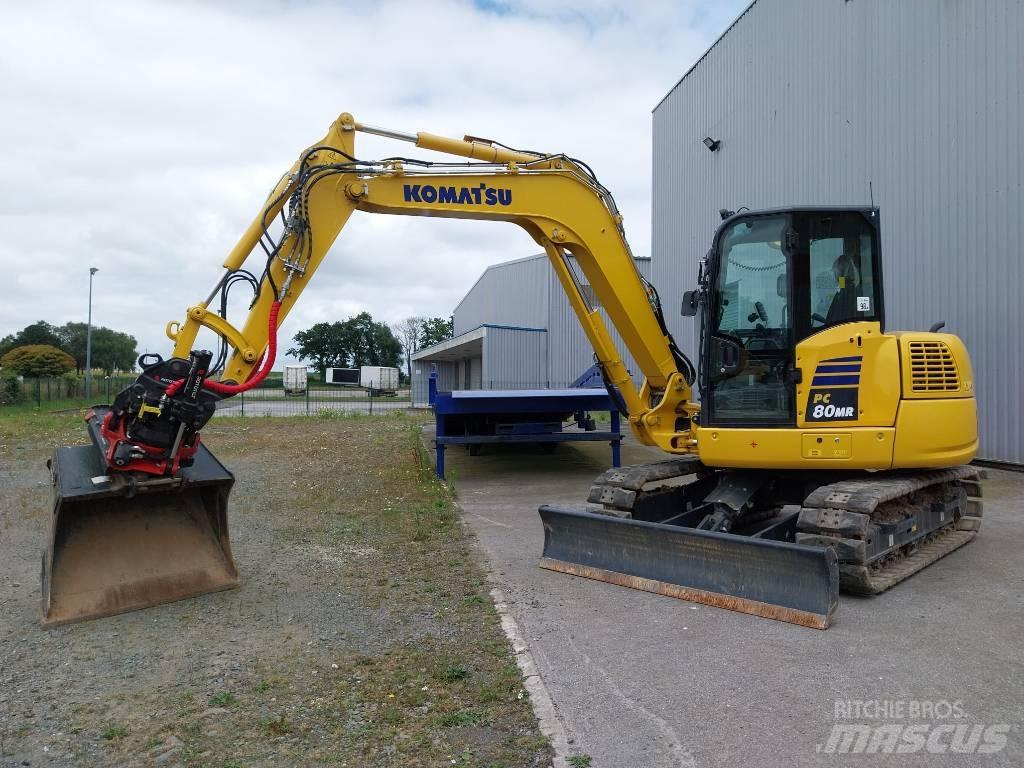Komatsu PC80MR-5 Midigraafmachines 7t - 12t