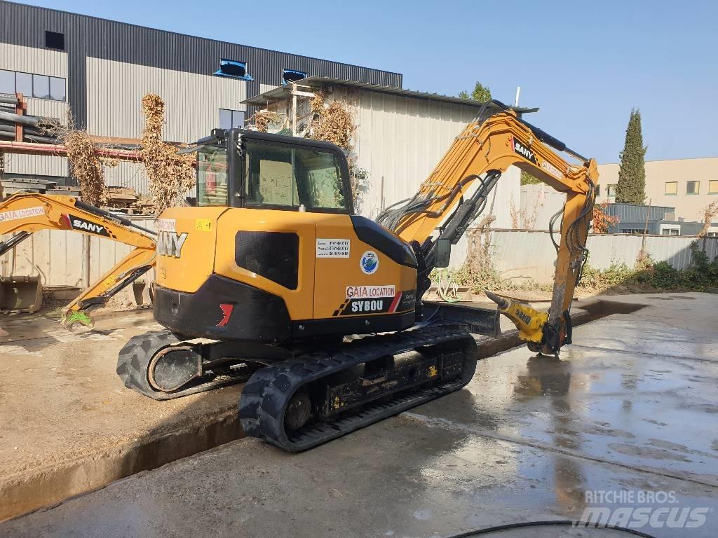 Sany SY 80 U Rupsgraafmachines