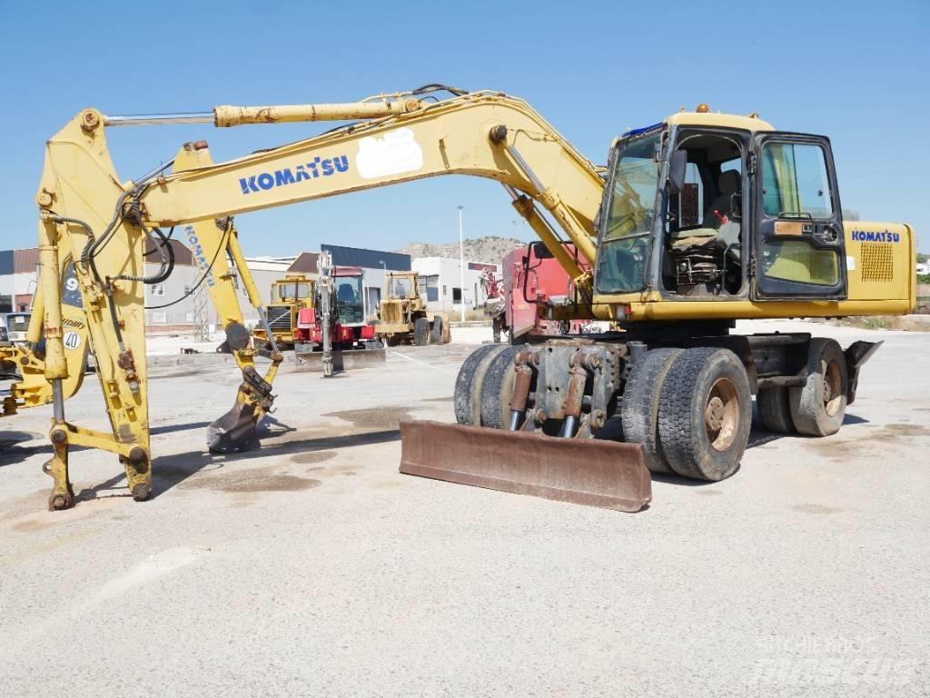 Komatsu PW 170 Wielgraafmachines