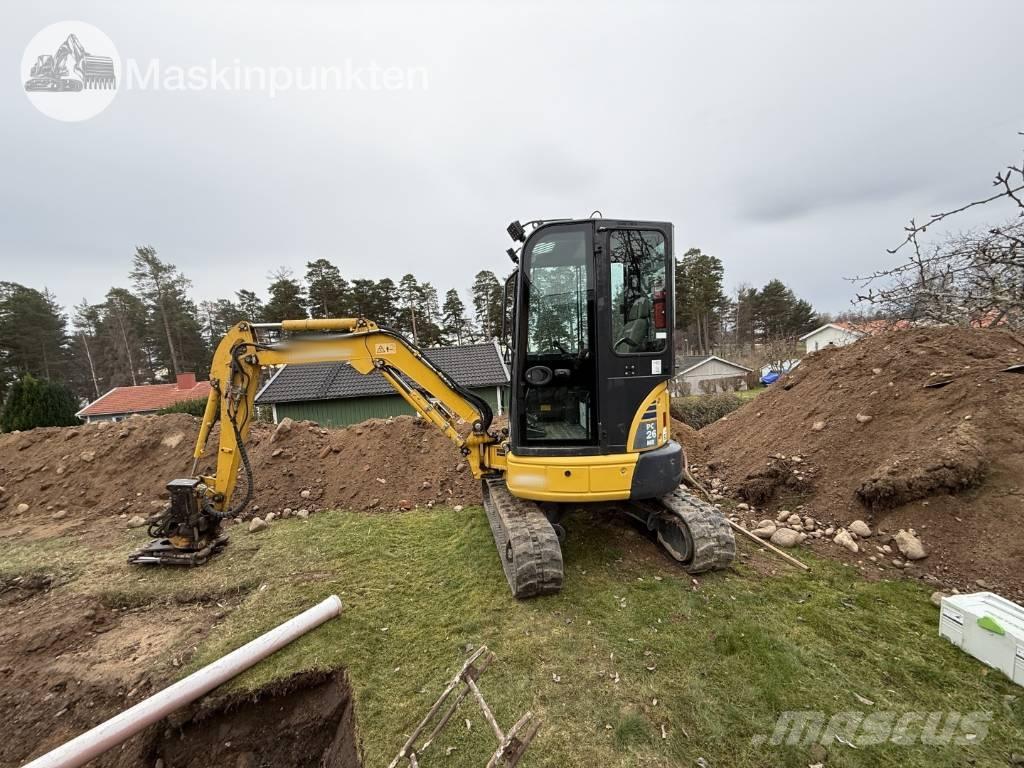 Komatsu PC 26 MR-3 Minigraafmachines < 7t
