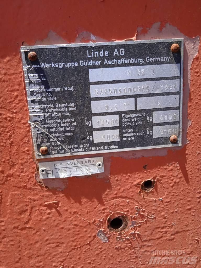 Linde H 35 D Diesel heftrucks